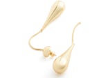 Mugler H&M Teardrop Earrings Gold-colored
