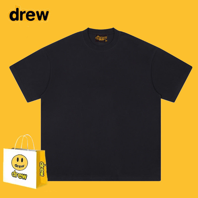 Drew T-shirts Smiley Face Alphabet Graffiti Print