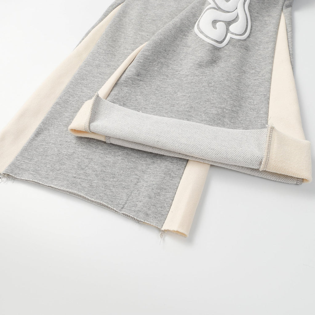 Hellstar Sweatpants Patchwork Retro Puff Print Pure Cotton