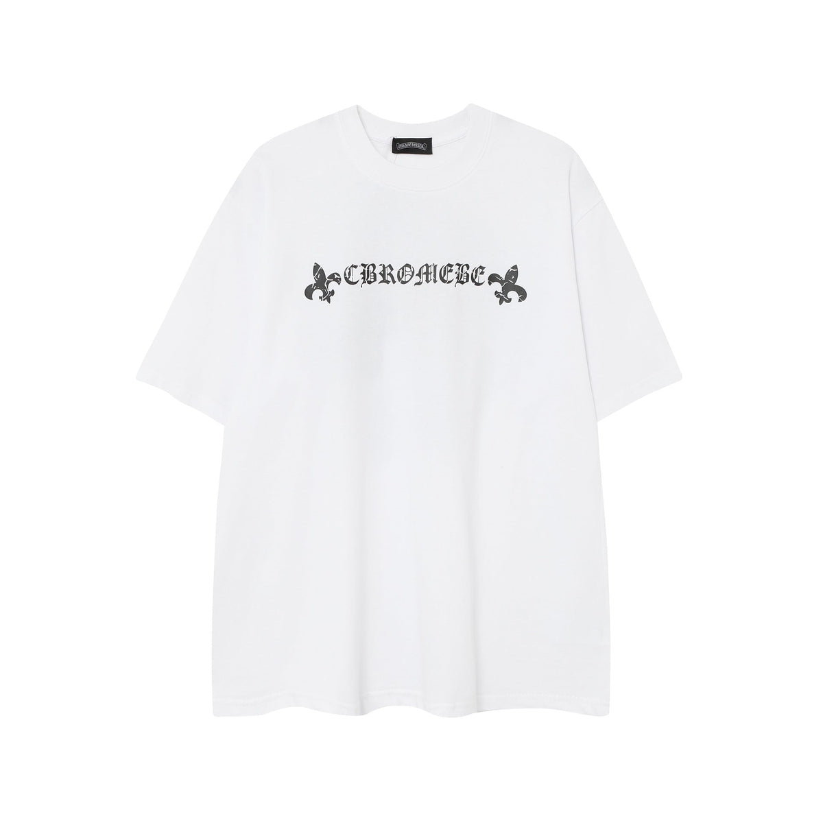 CHH Chrome Heart T Shirts Horseshoe Cross Old Retro Fashion Men's and Women's Short Sleeve T-Shirt