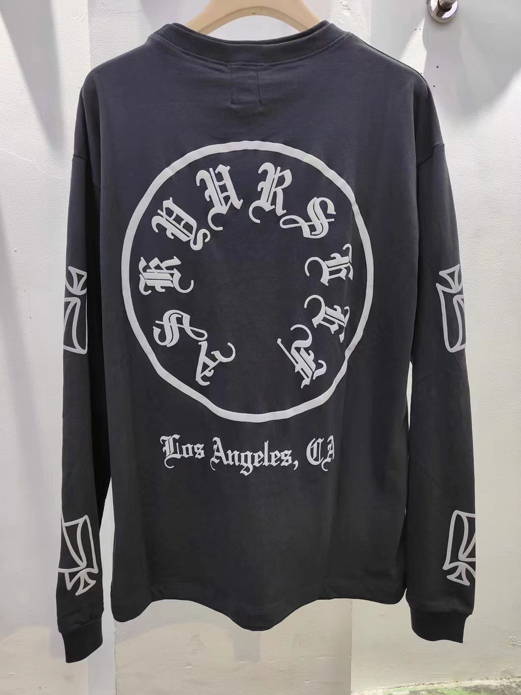 Askyurself T-shirts Long Sleeve T-shirt Loose Casual