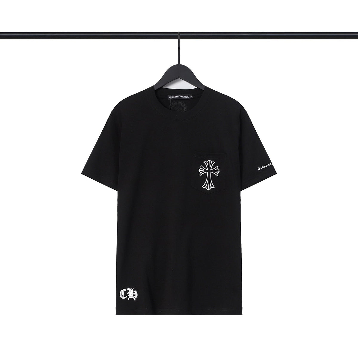 CHH Chrome Heart T Shirts Sanskrit Color Printing Loose Casual Crew Neck Short Sleeve T-Shirt