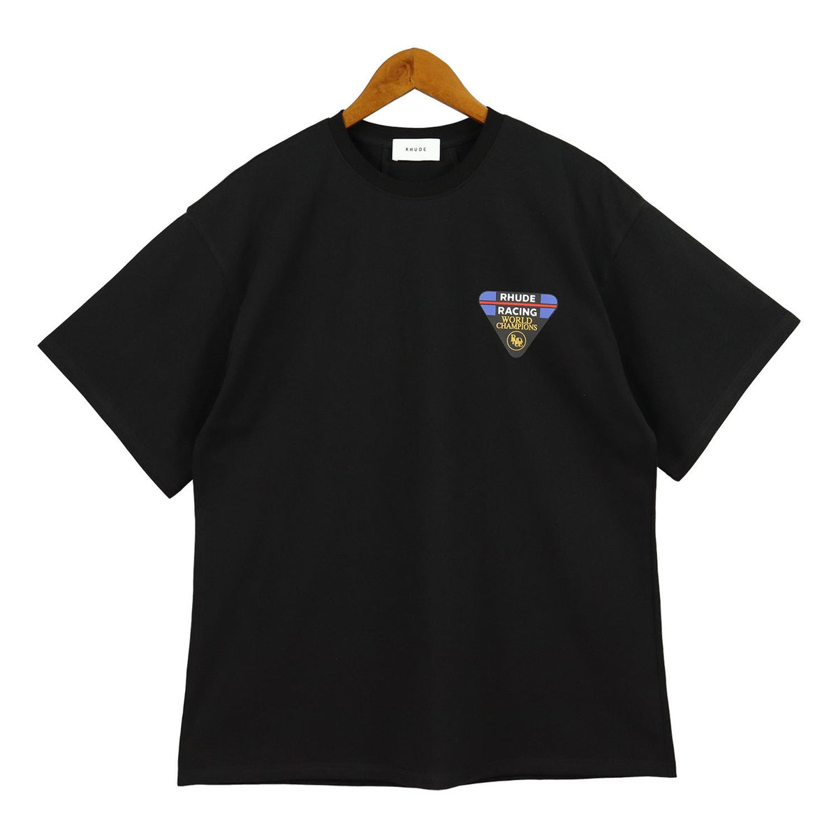 Rhude T-shirt Inverted Triangle Letter Print Short Sleeve T-shirt