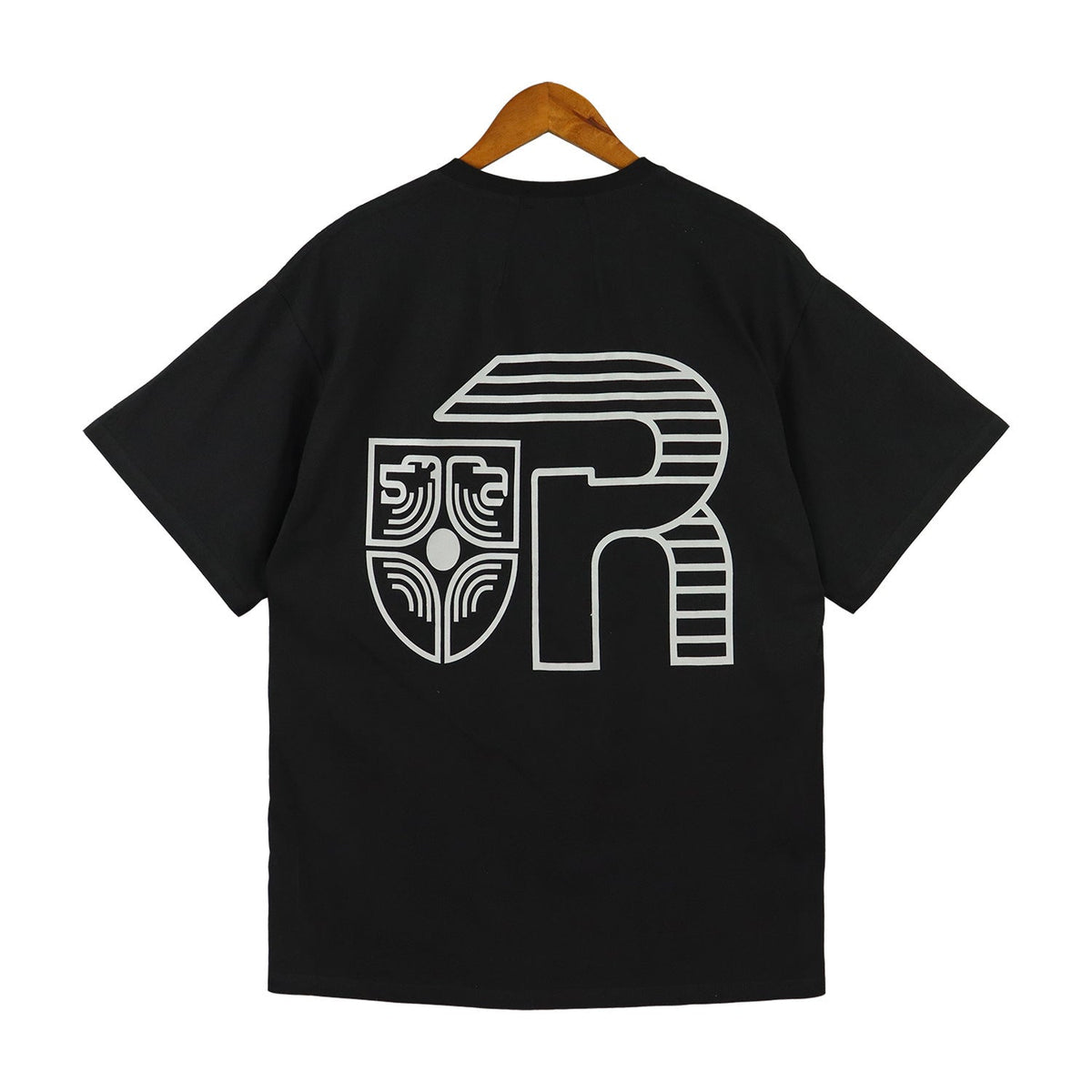 Rhude T-shirt Micro Label Letter Logo Line Pattern Short Sleeve T-shirt Loose