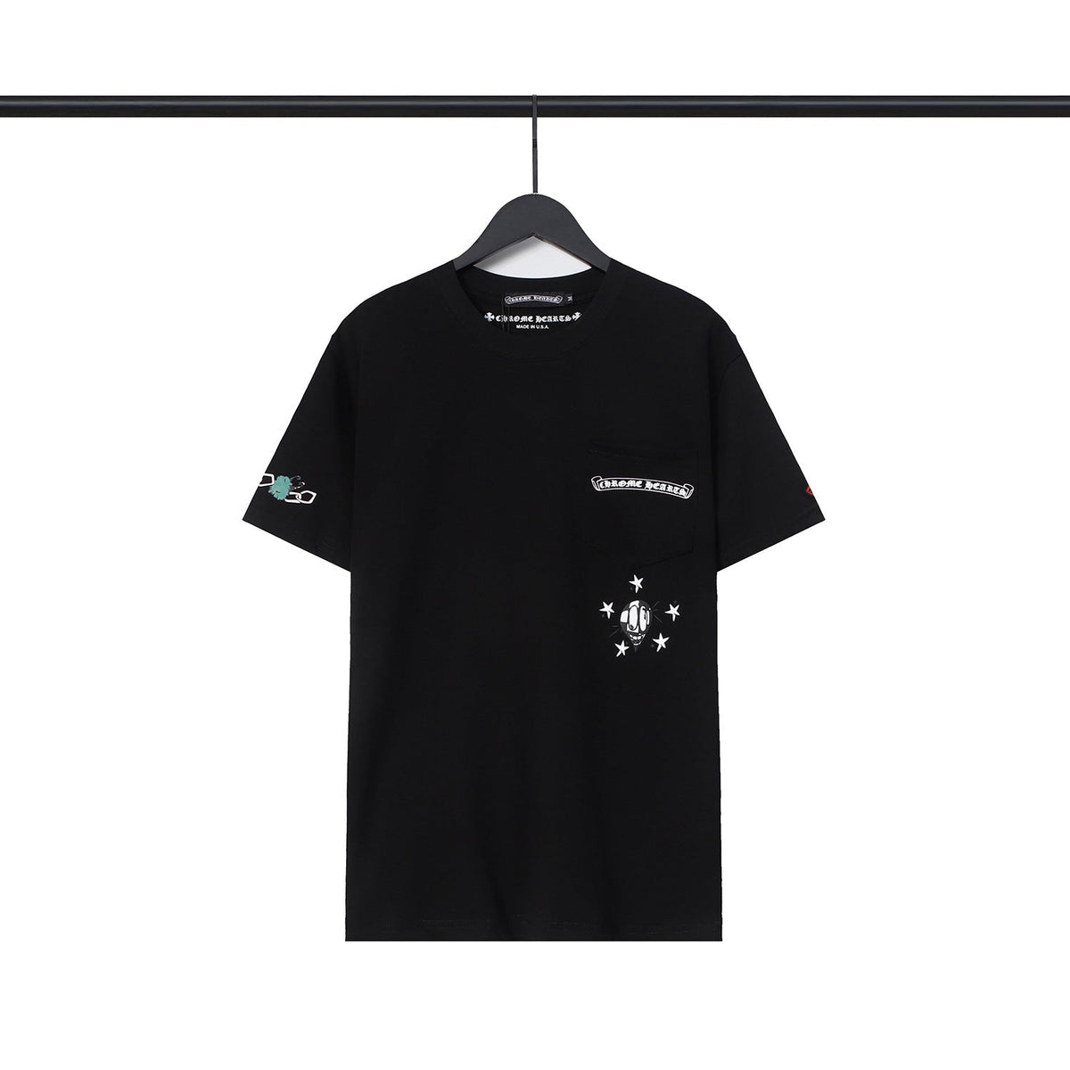 CHH Chrome Heart T Shirts Back Cross Short Sleeve T-Shirt
