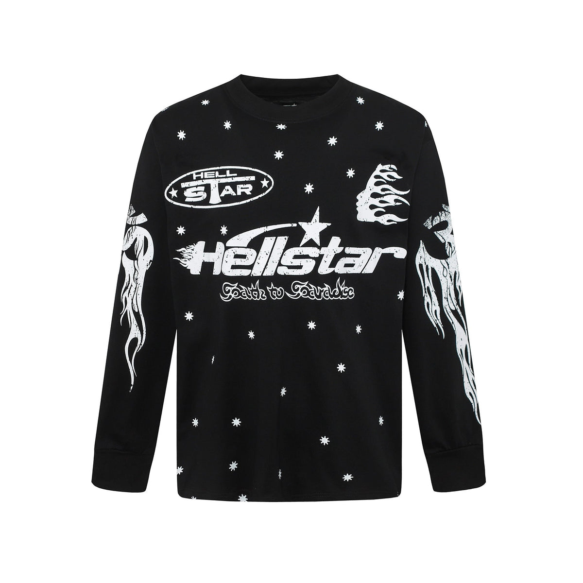Hellstar Long Sleeve Shirt Autumn Men's Pullover