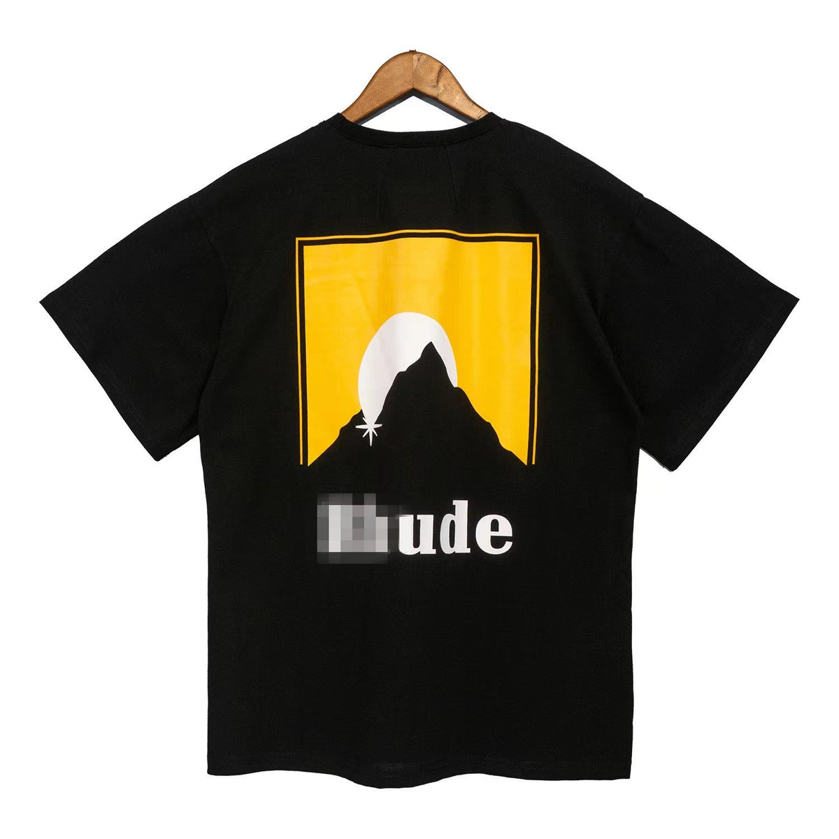 Rhude T-shirt Classic Sunset Theme Printed Short Sleeve T-shirt