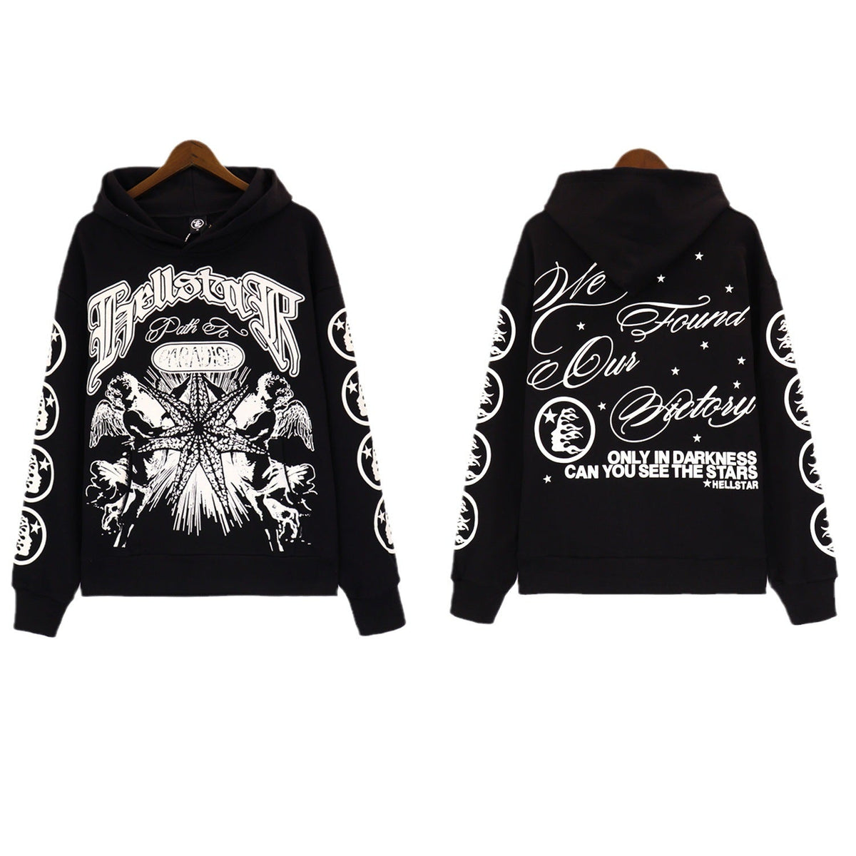 Hellstar Outfit: Hoodie/Sweatpants (Separate Purchase Options) Loose Creative Set