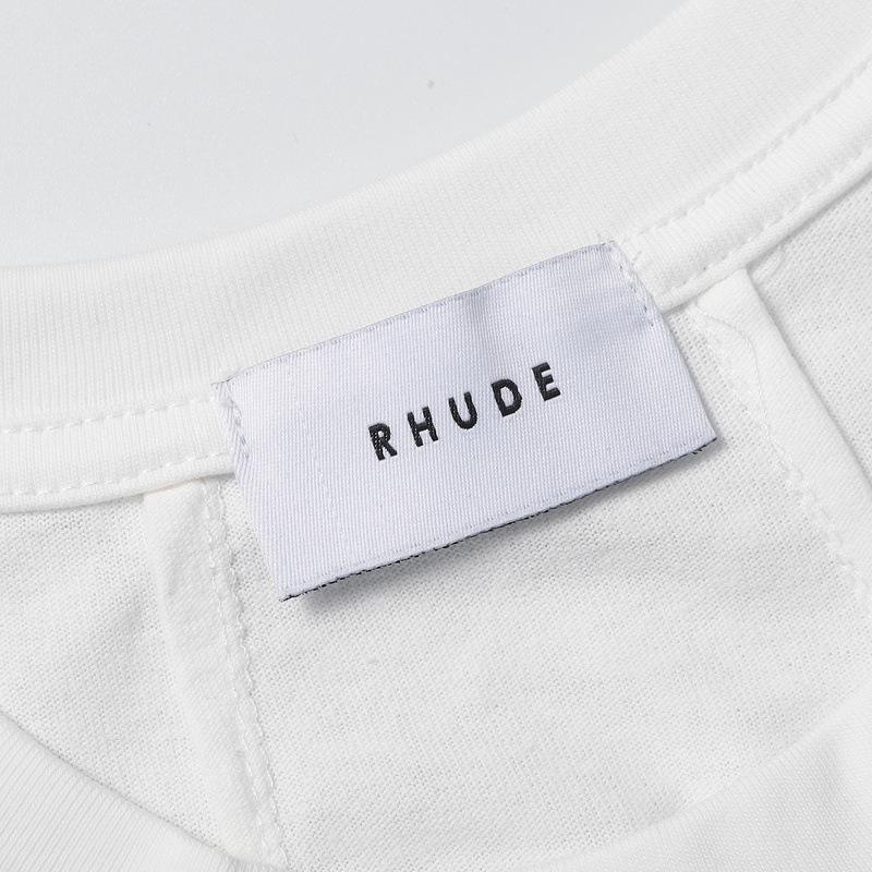 Rhude T-shirt Leopard Print Short Sleeve T-shirt