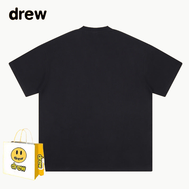Drew T-shirts Short Sleeve Graffiti Printing