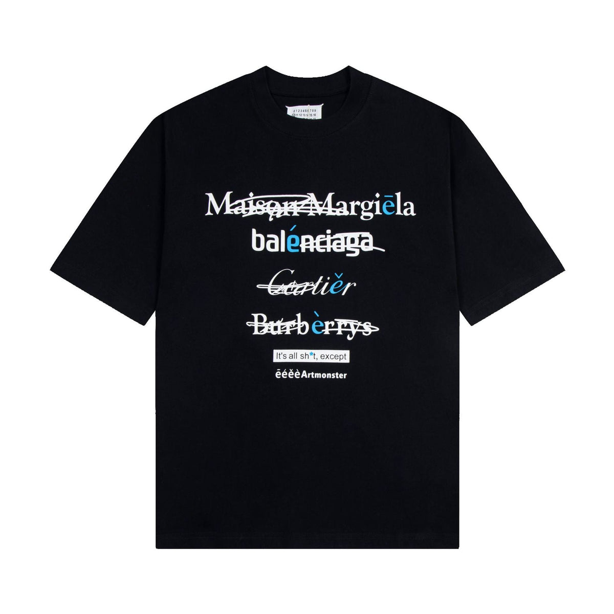 Maison Margiela T-shirt Crew Neck Loose Short Sleeve T-shirt