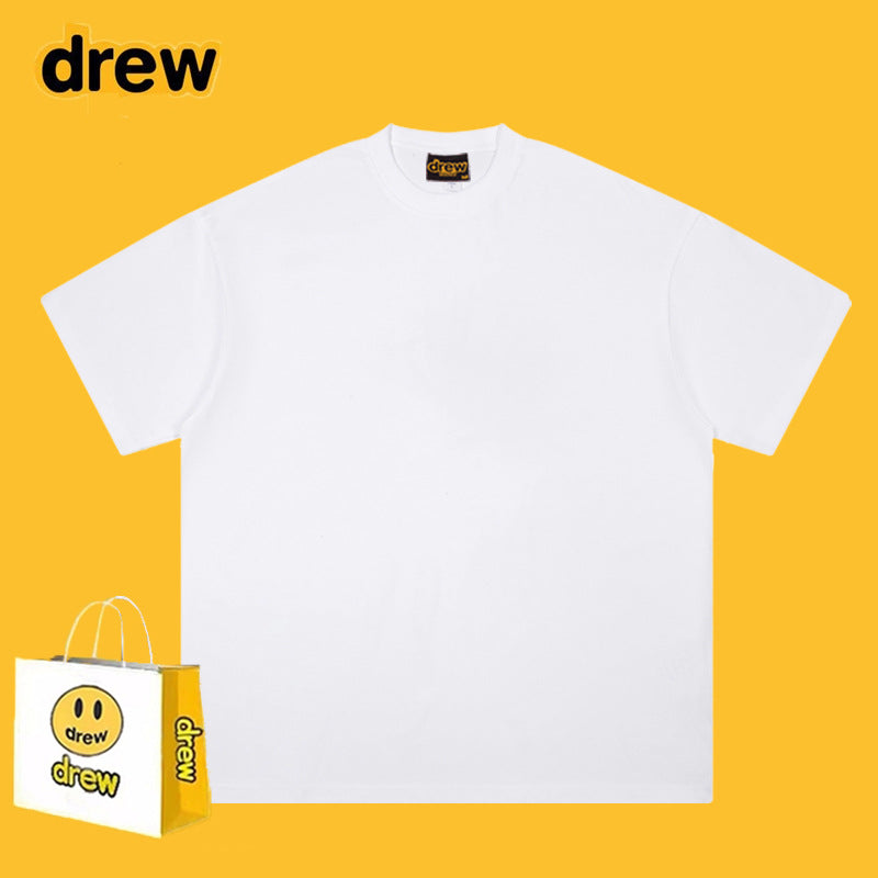 Drew T-shirts Graffiti Printing Short Sleeve