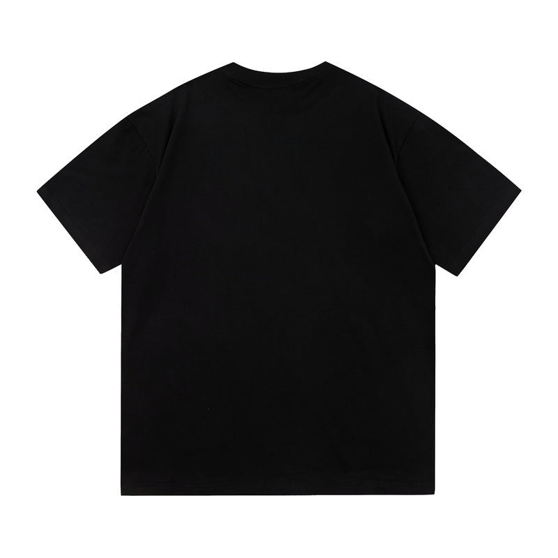Gallery Dept T-Shirt Hand Painted Splash Ink Letter Print Short Sleeve T-Shirt