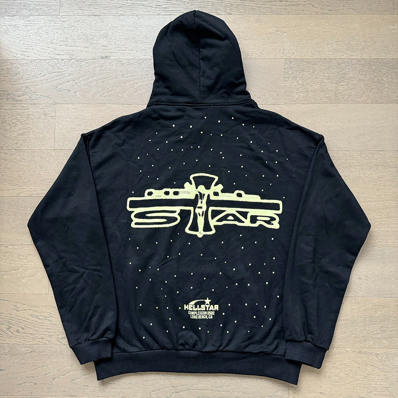 Hellstar Hoodie & Pants autumn wash make old hoodies sweater