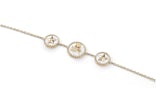 Philipp Plein Plein Mini Logo Cable Chain Bracelet Gold
