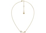 Philipp Plein Plein Safety Pin Cable Chain Necklace Gold