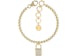Philipp Plein Plein Valentine Bead Chain Bracelet Gold