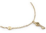 Philipp Plein Plein Valentine Cable Chain Necklace Gold
