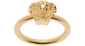 Versace Medusa Head Ring Gold