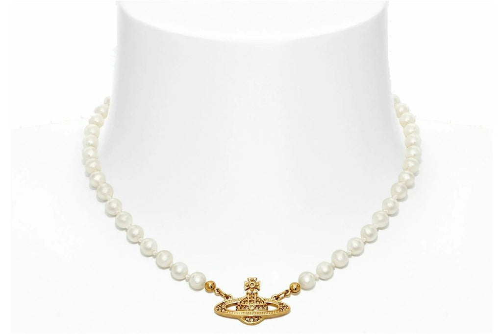 Vivienne Westwood Choker Mini Bas Relief Gold