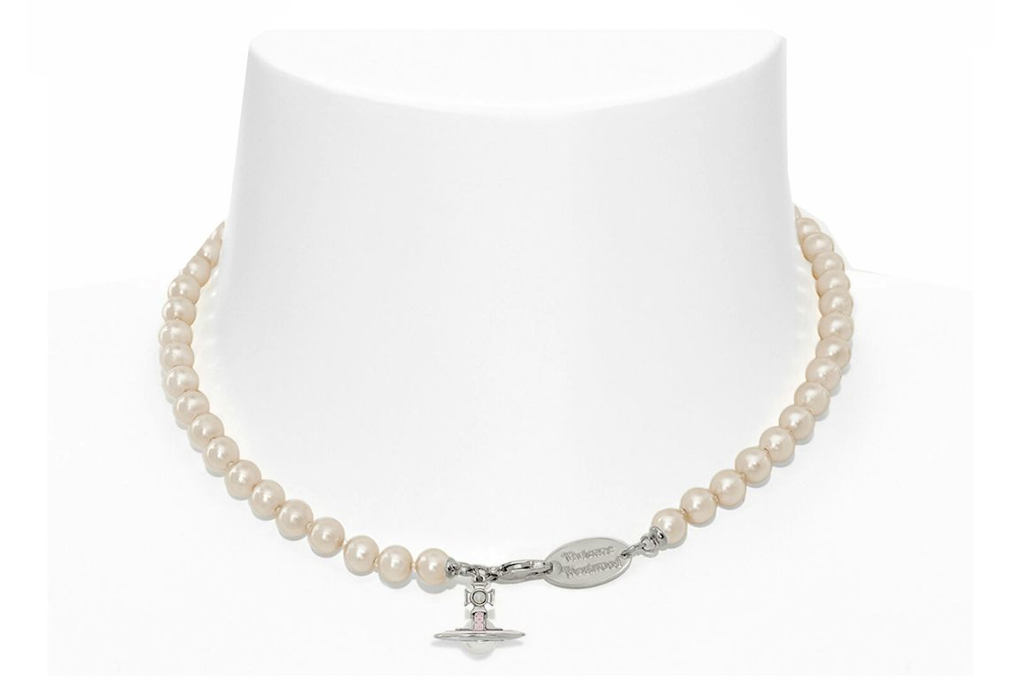 Vivienne Westwood Necklace Simonetta Pearl Silver