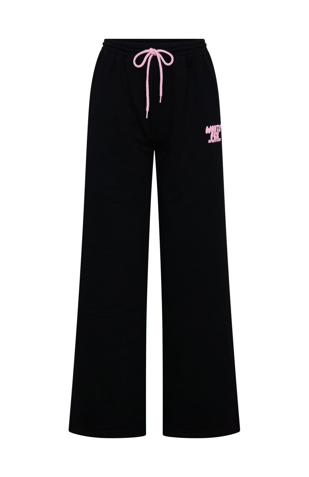 Club 14 Allie Wide Leg Sweatpants Black