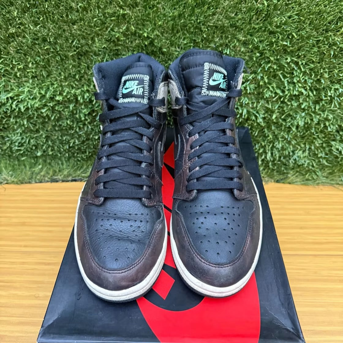 Used - Air Jordan 1 Retro High Light Army Rust Shadow Patina - US M 10 - detail 2