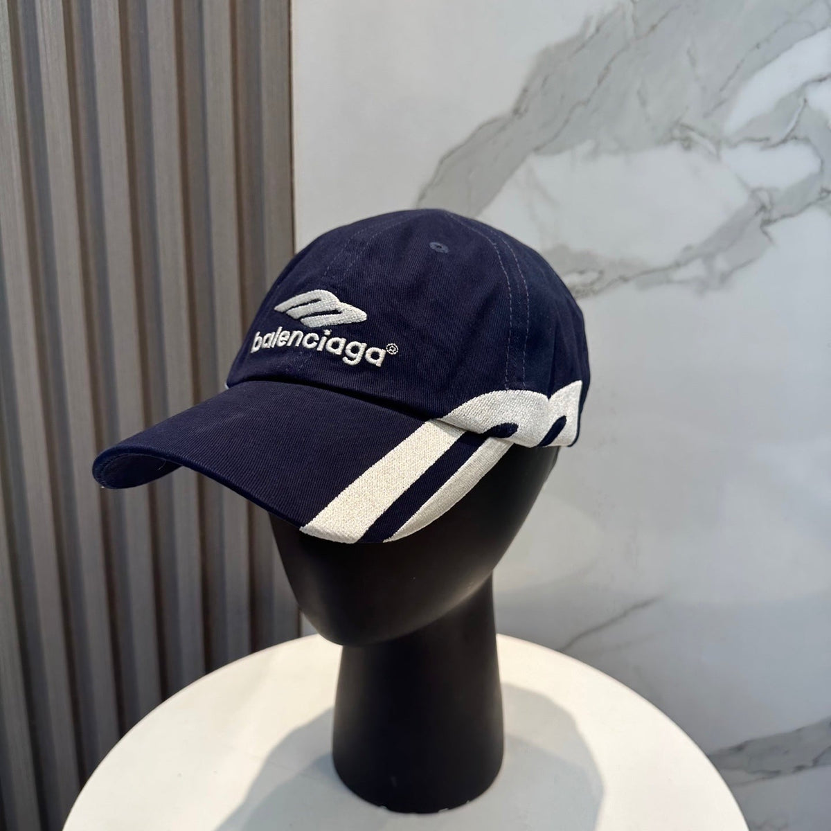 Modern Minimalist Baseball Cap - Embroidered Cotton Unisex Hat