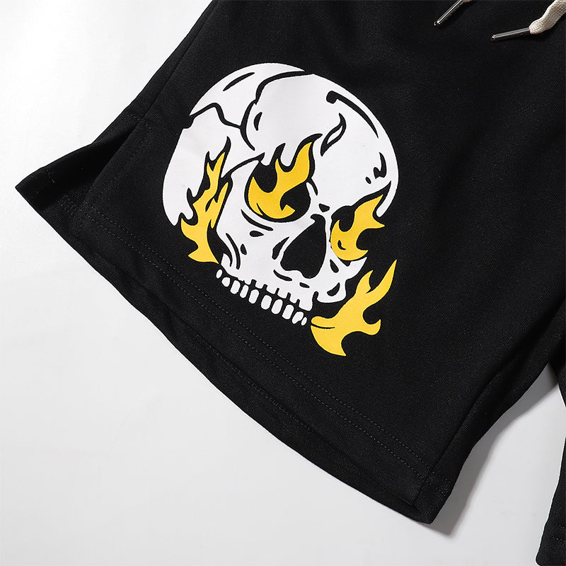 Hellstar Shorts Retro abstract print