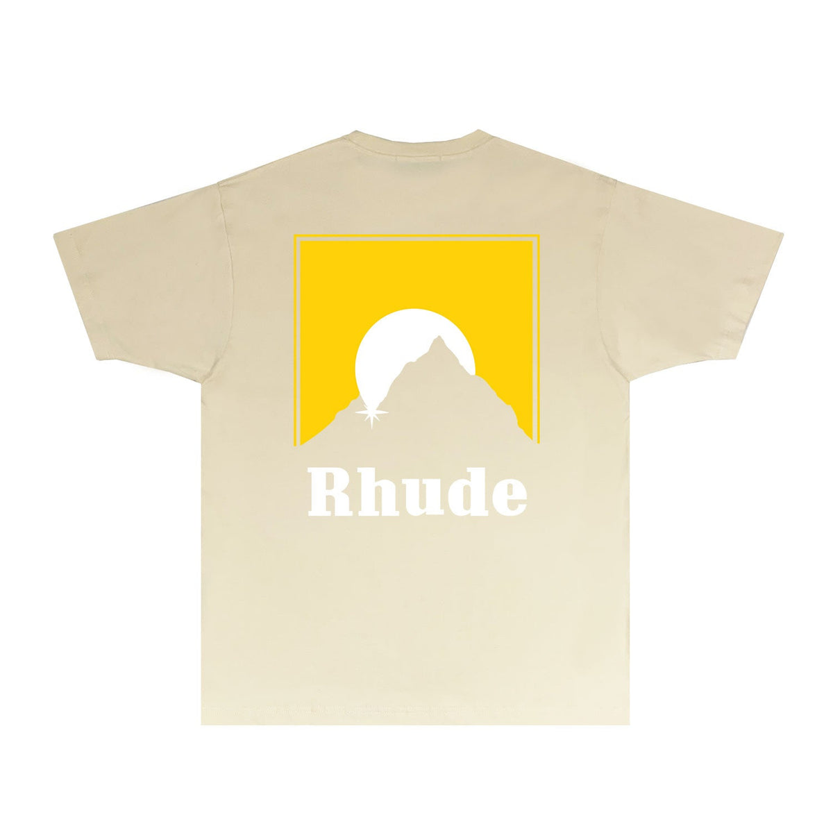 Rhude T-shirts Printed Trendy Pure Cotton
