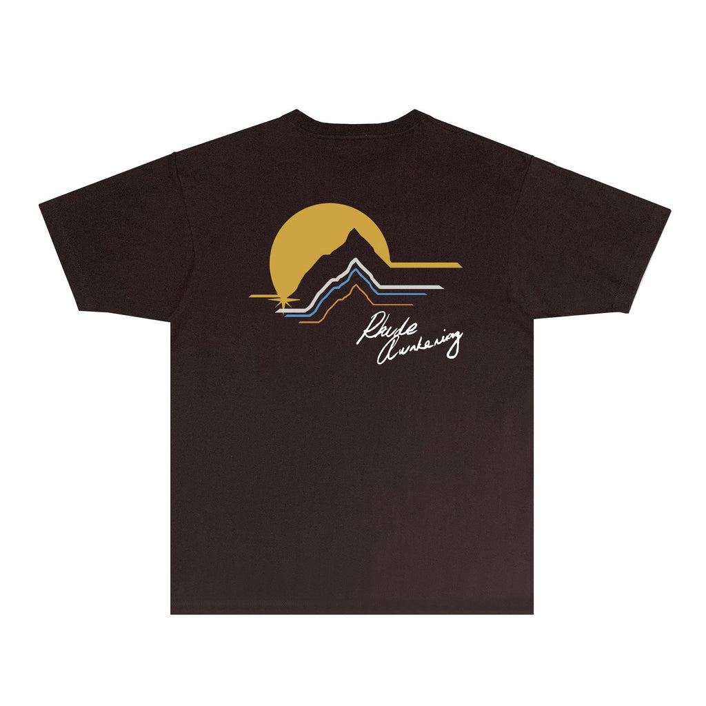 Rhude T-shirts Printed Trendy Pure Cotton