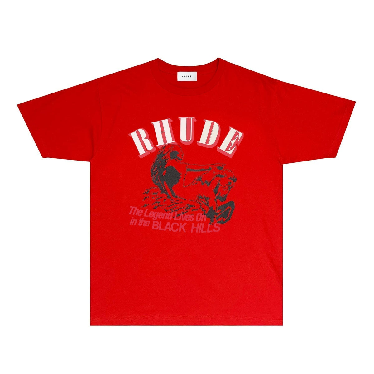 Rhude T-shirts Printed Trendy Pure Cotton