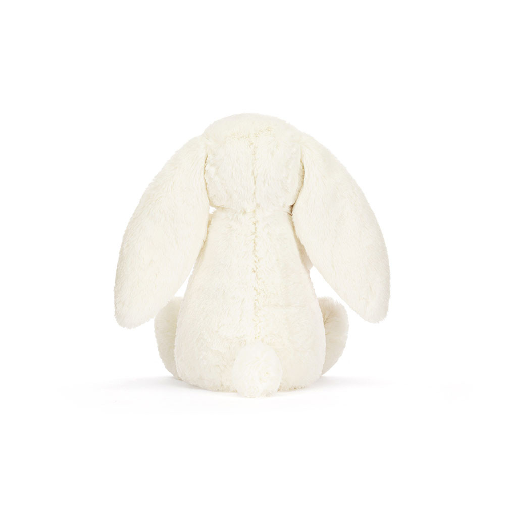 Cream Bunny with Rose