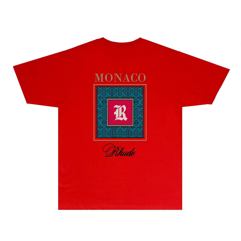 Rhude T-shirts Printed Trendy Pure Cotton
