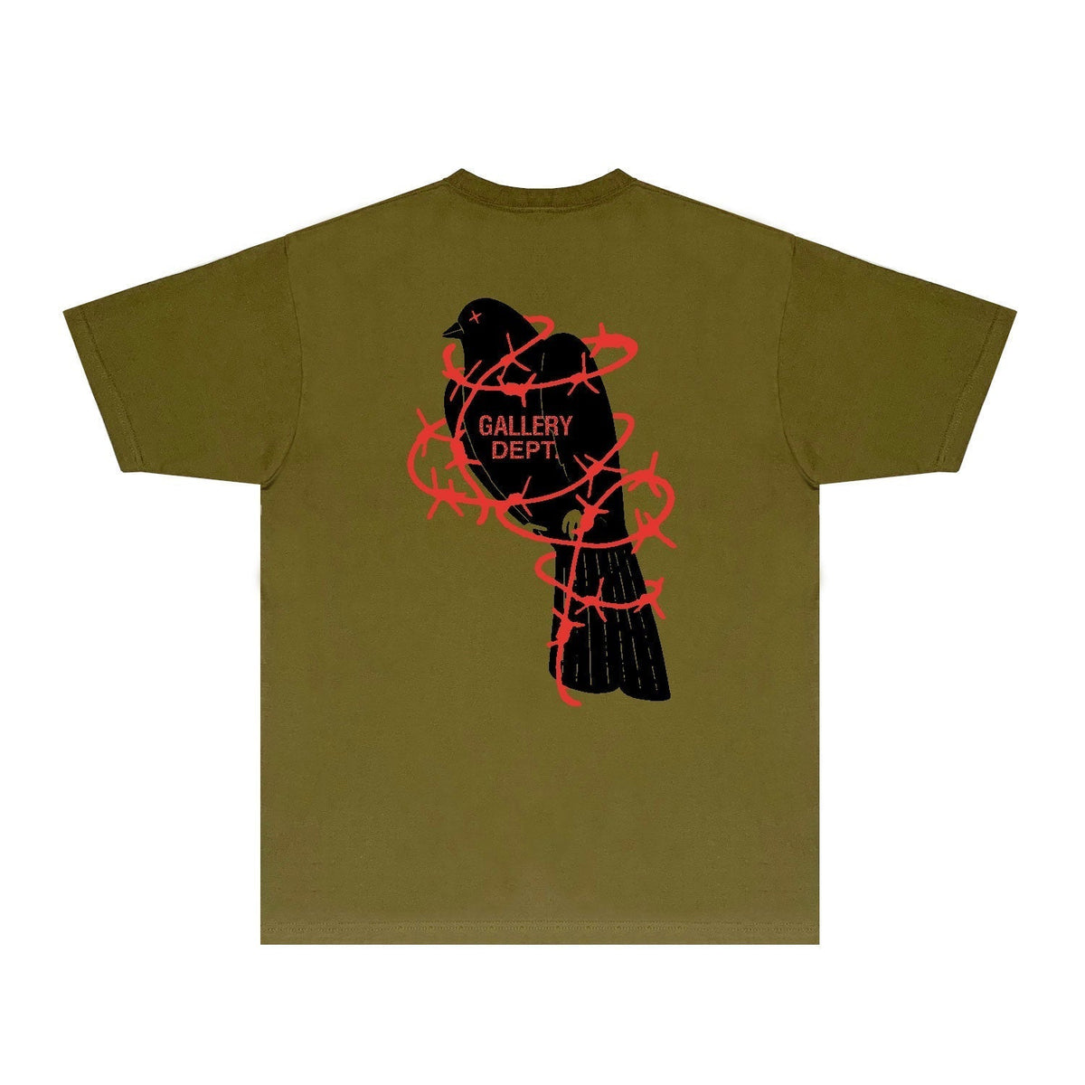 Gallery Dept T Shirt Retro Printed Loose Short-Sleeved Shirt (part2)