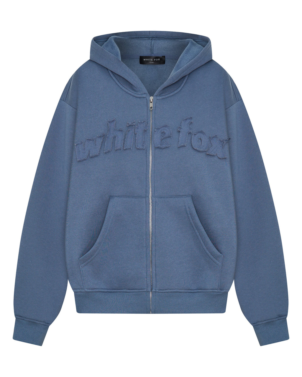 From The Archives Lexi Boxy Zip Front Hoodie Ocean