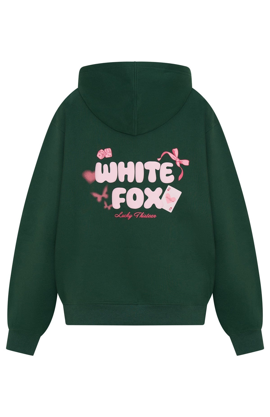 Lucky Thirteen Stephanie Oversized Hoodie Green